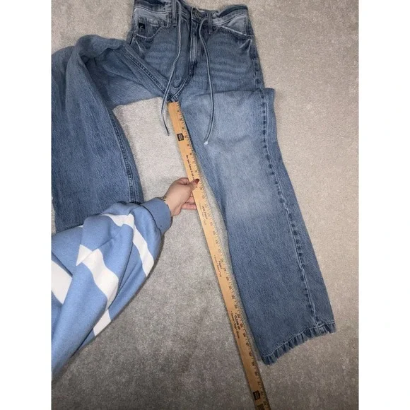 kancan wide leg drawstring jeans 3/25 - Picture 8 of 9